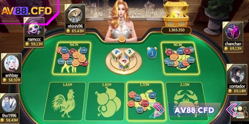 Bầu cua AV88 - Gợi ý chơi casino trực tuyến dễ thắng 3 Dựa vào chuỗi thắng dễ dự đoán cửa Bầu cua AV88 tiềm năng