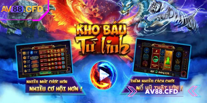 Kho báu tứ linh AV88 – Khám phá linh thú, săn thưởng kỳ bí 1 Game về bốn linh thú huyền thoại