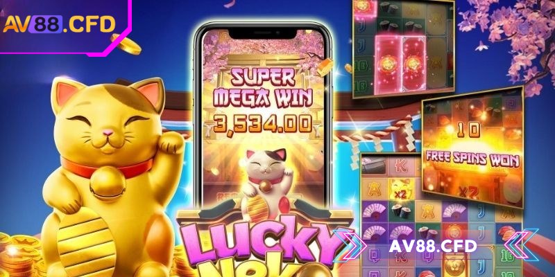 Mèo chiêu tài AV88 – Slot game phong thủy, Jackpot may mắn 2 Lựa mức cược hợp lý
