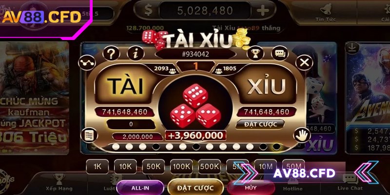 Tài Xỉu AV88 mang đến cho game thủ giây phút giải trí thú vị 1 Tài Xỉu AV88 hiện đang được nhiều anh em lựa chọn