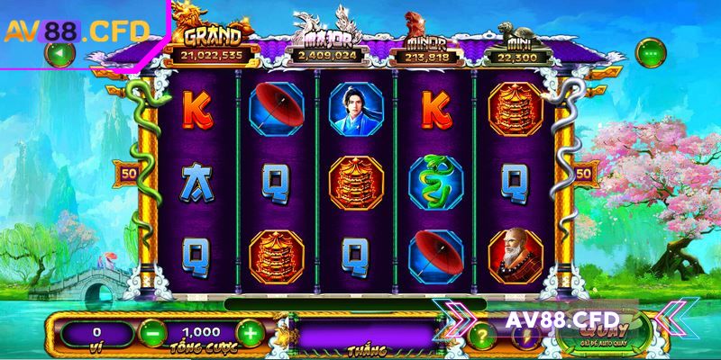 Thanh xà bạch xà AV88 – Slotgame huyền bí, giải trí cuốn hút 1 Game với cốt truyện quen thuộc