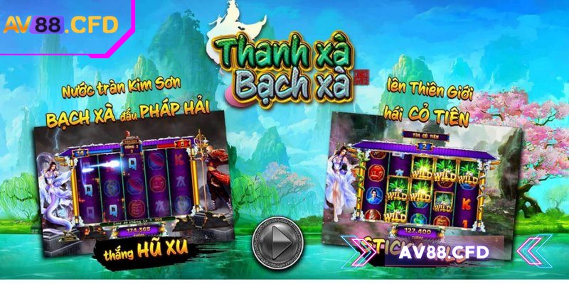 Thanh xà bạch xà AV88 – Slotgame huyền bí, giải trí cuốn hút 2 Tính năng hấp dẫn khi chơi Thanh xà bạch xà AV88