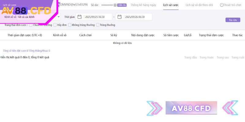 Xổ số 3 miền AV88 - Chốt ngay nhiều gợi ý hay thưởng lớn 3 Cần kiểm tra kỹ đặt cược để tham gia chốt số hiệu quả